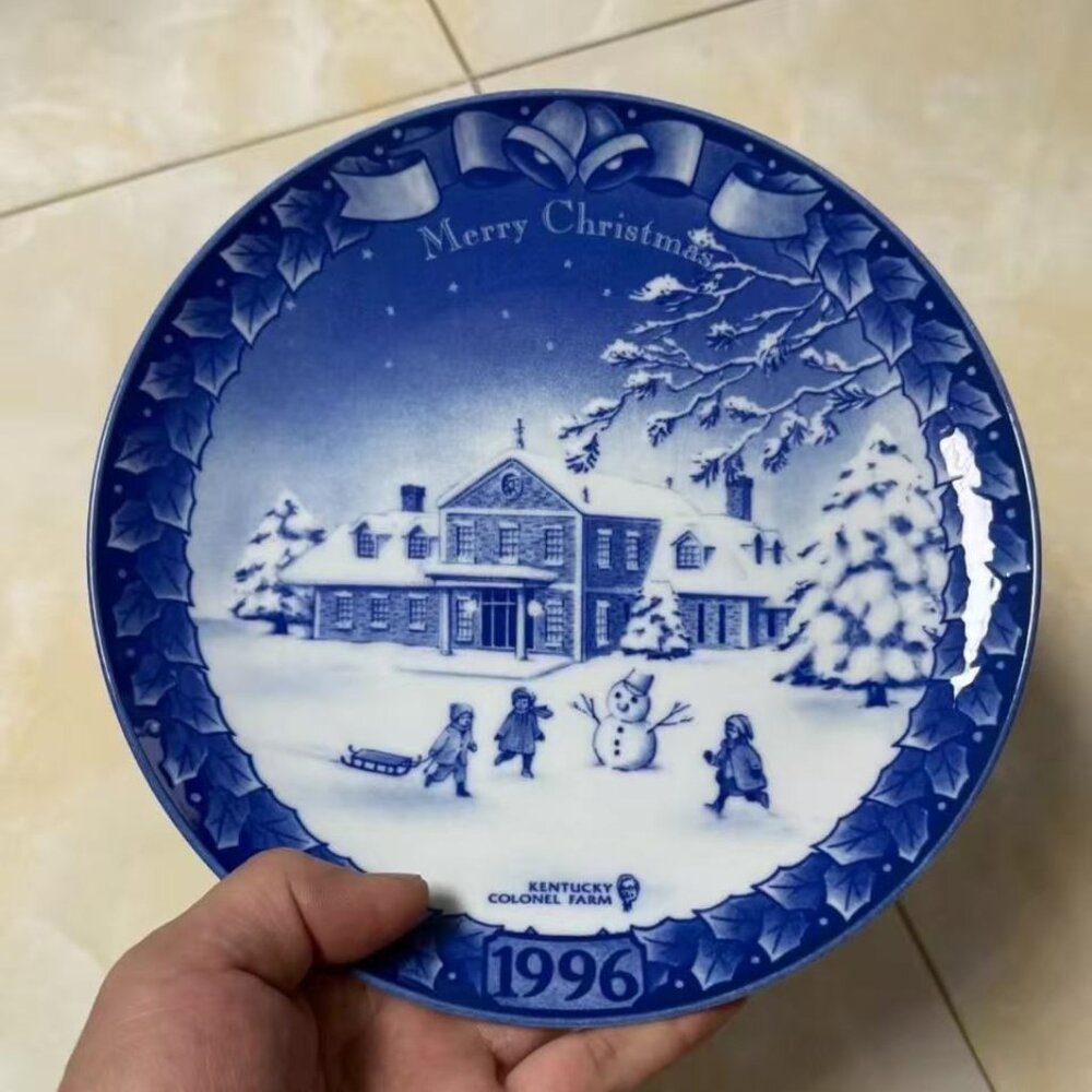 Round decorative plate Dish Dinnerware